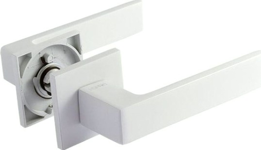 Ручка дверная НОРА-М 132K Slim "Белая" [18627]