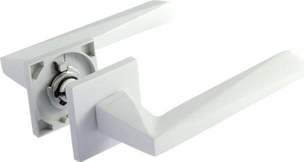 Ручка дверная НОРА-М 133K Slim "Белая" [18632]