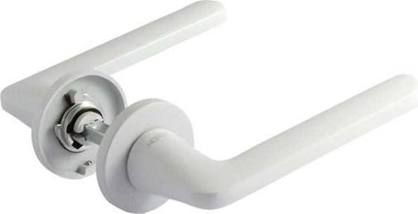 Ручка дверная НОРА-М 134А Slim "Белая" [18637]