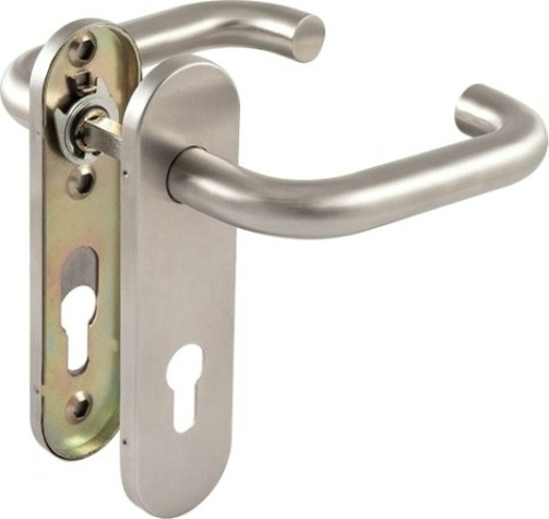 Ручка дверная НОРА-М ПП-02-72 мм противопожарная "Нержавеющая сталь" [18498]