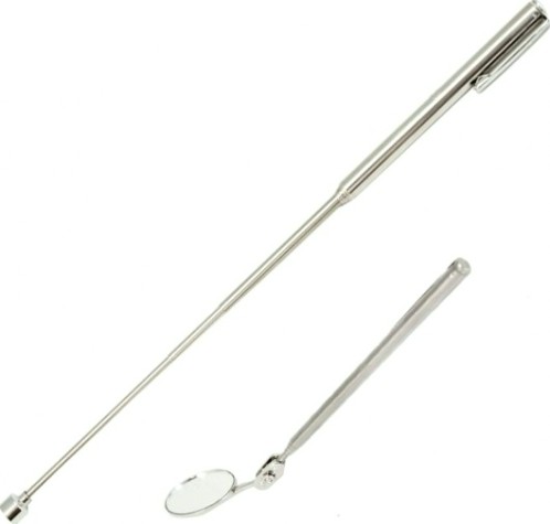 Ручка магнитная телескопическая Кобальт 918-153 130-635 мм, магнит до 1,6 кг с зеркалом