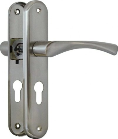 Ручка на планке НОРА-М 100-55 мм комплект "Матовый хром/Хром" [16897]