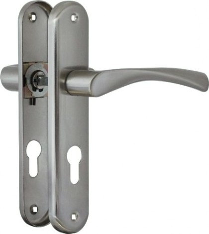 Ручка на планке НОРА-М 100-62 мм комплект "Матовый хром/Хром" [17002]