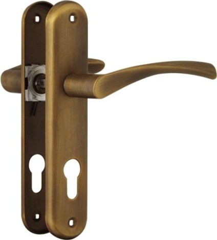 Ручка на планке НОРА-М 100-70 мм комплект "Матовый кофе" [16123]