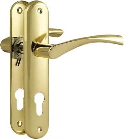 Ручка на планке НОРА-М 100-70 мм комплект "Золото" [11979]