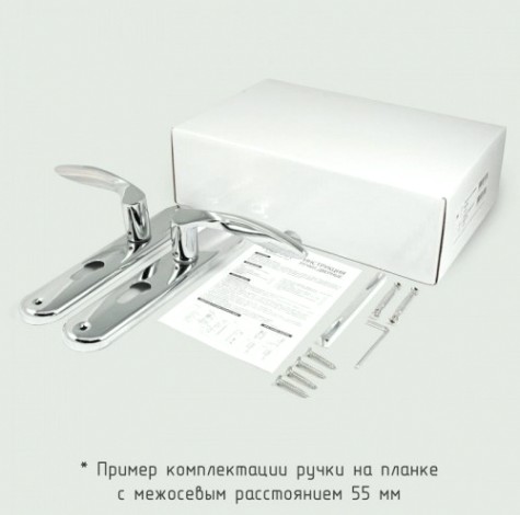 Ручка на планке НОРА-М 106-55 мм комплект "Золото" [16900]