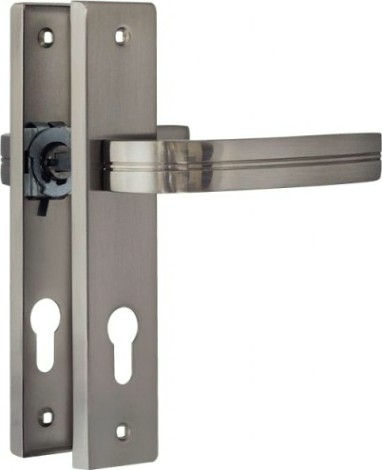 Ручка на планке НОРА-М 106-70 мм комплект "Матовый никель" [17012]