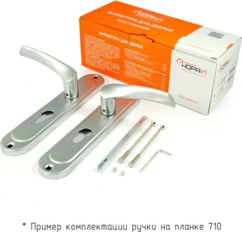 Ручка на планке НОРА-М 710-55 мм комплект "Старая бронза" [16965]