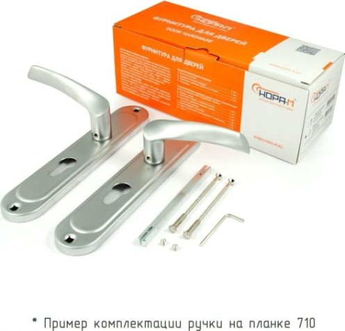 Ручка на планке НОРА-М 710-55 мм комплект "Золото" [16964]