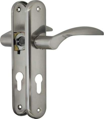 Ручка на планке НОРА-М 94-62 мм комплект "Матовый хром/Хром" [16997]