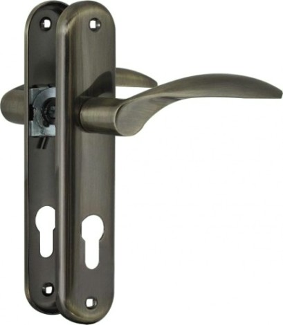 Ручка на планке НОРА-М 94-70 мм комплект "Старая бронза" [11964]