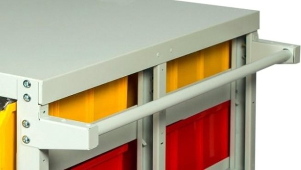 Ручка стеллажа СТЕЛЛА-ТЕХНИК под V-3 (30 ячеек) с крепежом, серия К [Р-V-3-30]