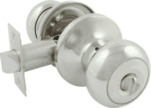 Ручка защелка кноб НОРА-М Н "Хром" фиксатор [15724]