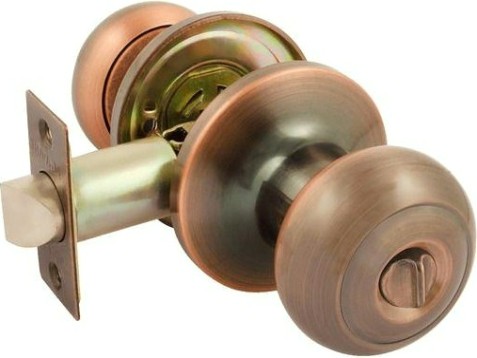 Ручка защелка кноб НОРА-М Н "Старая медь" фиксатор [15723]