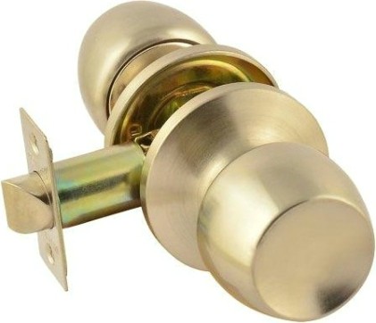 Ручка защелка кноб НОРА-М ЗР1 "Матовый никель" без запирания [15597]