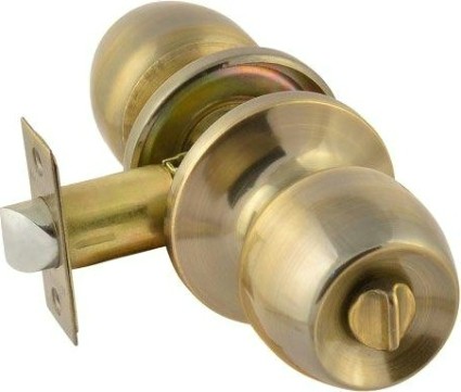 Ручка защелка кноб НОРА-М ЗР1 "Старая бронза" фиксатор [15589]