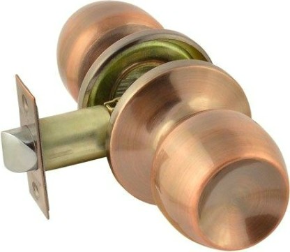 Ручка защелка кноб НОРА-М ЗР1 "Старая медь" без запирания [15599]