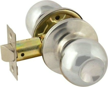 Ручка защелка кноб НОРА-М ЗШ "Хром" без запирания [15705]