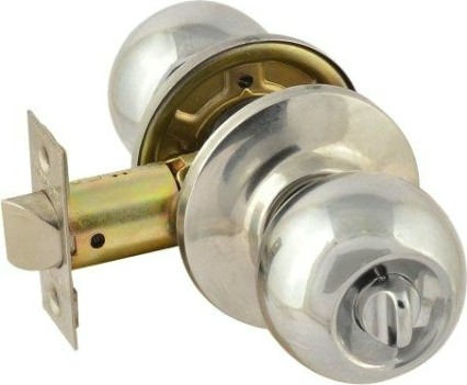 Ручка защелка кноб НОРА-М ЗШ "Хром" фиксатор [15696]