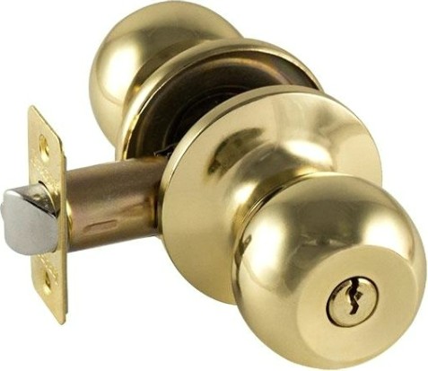 Ручка защелка кноб НОРА-М ЗШ ISPARUS "Золото" ключ/фиксатор [16786]