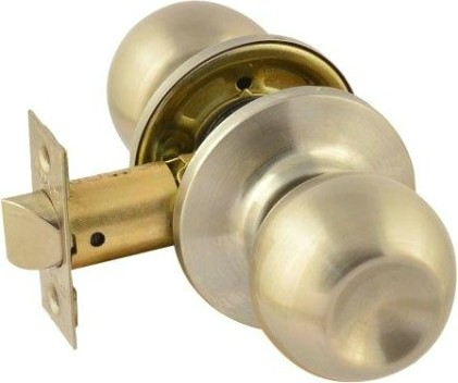 Ручка защелка кноб НОРА-М ЗШ "Матовый никель" без запирания [15701]