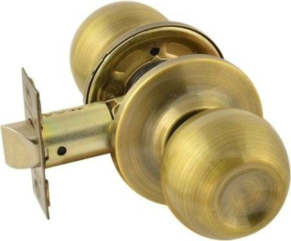 Ручка защелка кноб НОРА-М ЗШ "Старая бронза" без запирания [15703]