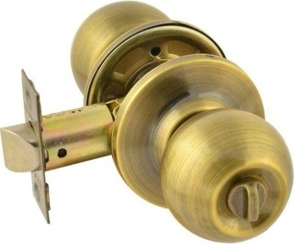 Ручка защелка кноб НОРА-М ЗШ "Старая бронза" фиксатор [15694]