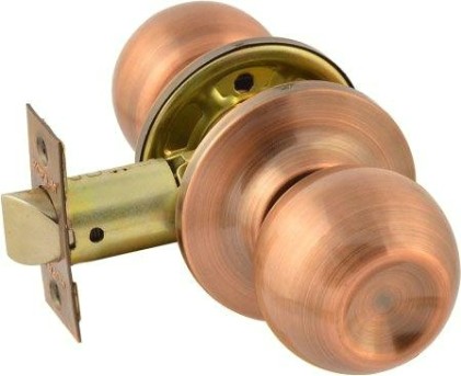 Ручка защелка кноб НОРА-М ЗШ "Старая медь" без запирания [15702]