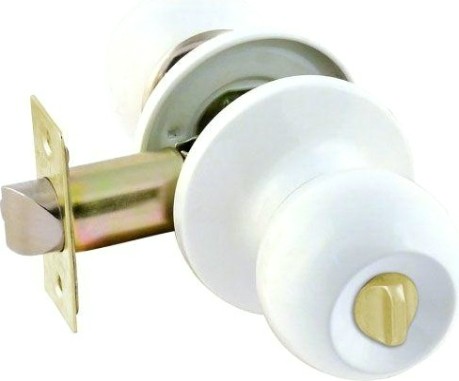 Ручка защелка кноб НОРА-М ЗШ-STD "Белая" фиксатор [5316]