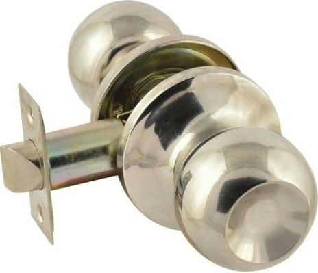 Ручка защелка кноб НОРА-М ЗШ-STD "Хром" без запирания [13754]