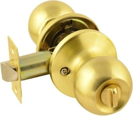 Ручка защелка кноб НОРА-М ЗШ-STD "Матовое золото" фиксатор [13744]