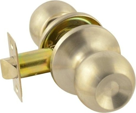 Ручка защелка кноб НОРА-М ЗШ-STD "Матовый никель" без запирания [13751]