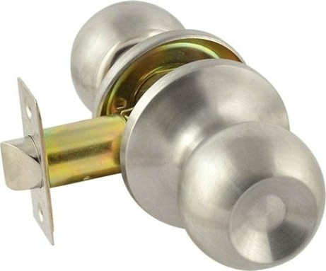 Ручка защелка кноб НОРА-М ЗШ-STD "Нержавеющая сталь" без запирания [5304]