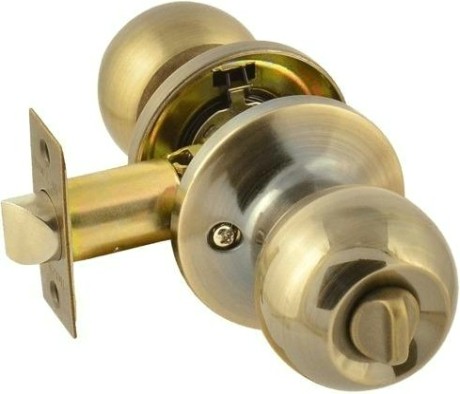 Ручка защелка кноб НОРА-М ЗШ-STD "Старая бронза" фиксатор [13747]