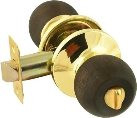 Ручка защелка кноб НОРА-М ЗШ-STD "Темное дерево" фиксатор [6450]