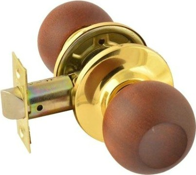 Ручка защелка кноб НОРА-М ЗШ "Темное дерево" без запирания [15704]