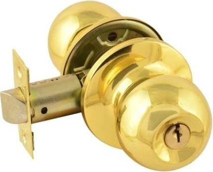 Ручка защелка кноб НОРА-М ЗШ "Золото" ключ/фиксатор [15681]