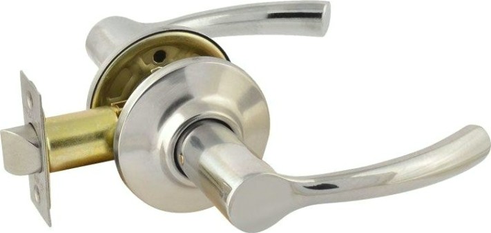 Ручка защелка НОРА-М ТТ1 межкомнатная "Хром" без запирания [15808]