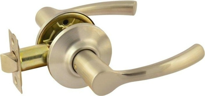 Ручка защелка НОРА-М ТТ1 межкомнатная "Матовый никель" без запирания [15805]