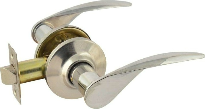 Ручка защелка НОРА-М ТТ12 межкомнатная "Хром" без запирания [15826]