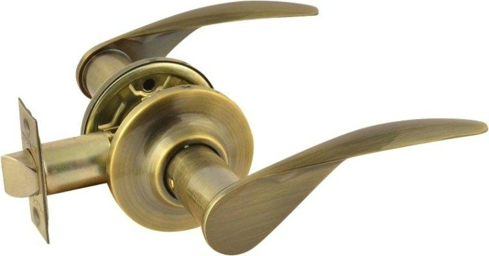Ручка защелка НОРА-М ТТ12 межкомнатная "Старая бронза" без запирания [15824]