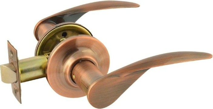 Ручка защелка НОРА-М ТТ12 межкомнатная "Старая медь" без запирания [15825]