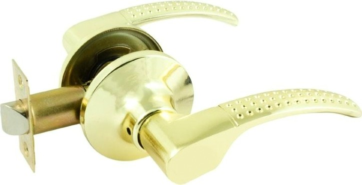Ручка защелка НОРА-М ТТ15-STD межкомнатная "Золото" без запирания [16760]