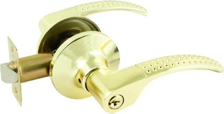 Ручка защелка НОРА-М ТТ15-STD межкомнатная "Золото" ключ/фиксатор [16752]