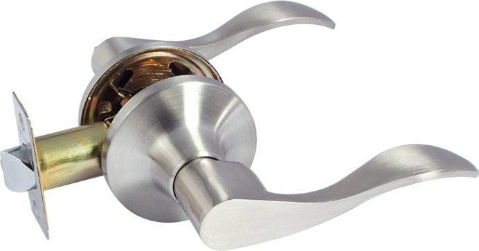 Ручка защелка НОРА-М ЗВ1 ISPARUS межкомнатная "Матовый никель" без запирания [16934]