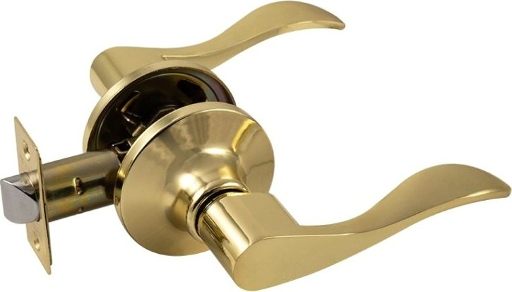 Ручка защелка НОРА-М ЗВ1 ISPARUS межкомнатная "Золото" без запирания [16928]