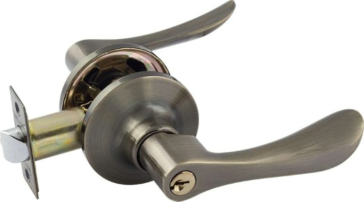 Ручка защелка НОРА-М ЗВ3 ISPARUS межкомнатная "Старая бронза" ключ/фиксатор [16953]