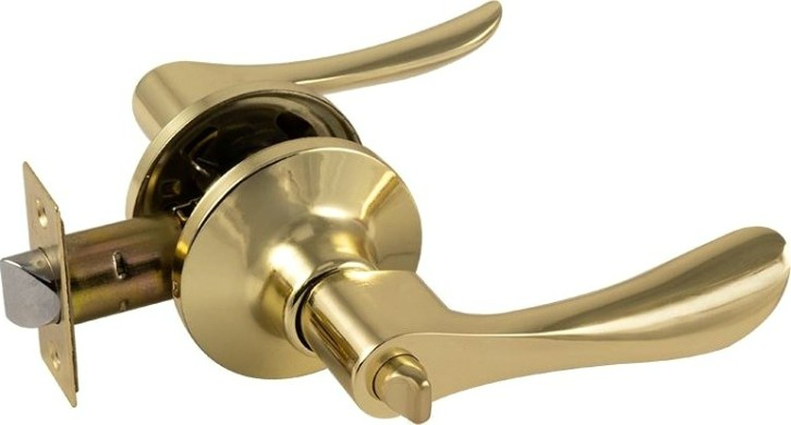 Ручка защелка НОРА-М ЗВ3 ISPARUS межкомнатная "Золото" фиксатор [16945]