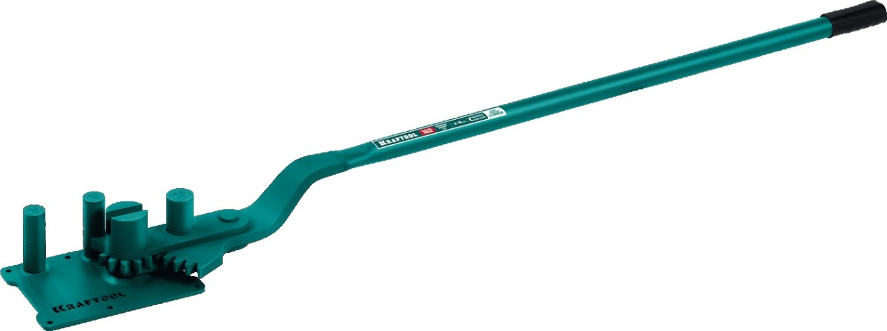 Ручной станок для гибки арматуры KRAFTOOL 23301 16 D на подшипнике, острый и плавный гиб