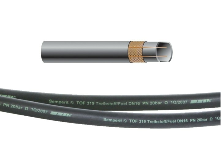 Рукав маслобензостойкий PIUSI TOF 319 диам. 25 мм, толщина 6 мм [68046 2560]